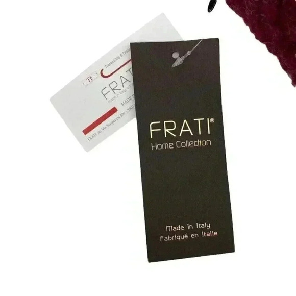 Frati Home Collection Wool Throw Pillow Christmas Holiday Room Sofa Decor - Picture 4 of 8